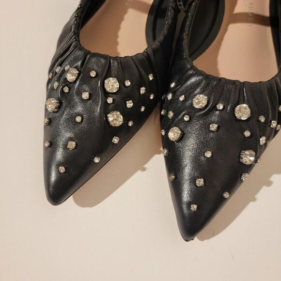 Antonio Melani Women's Black Ballet - Picture 2 of 6